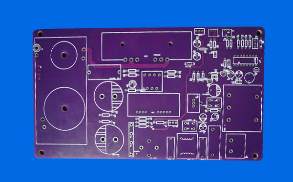 紫色油墨双面线路板